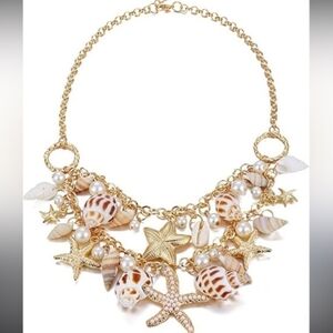 Betsy Johnson Mermaid Shells Necklace